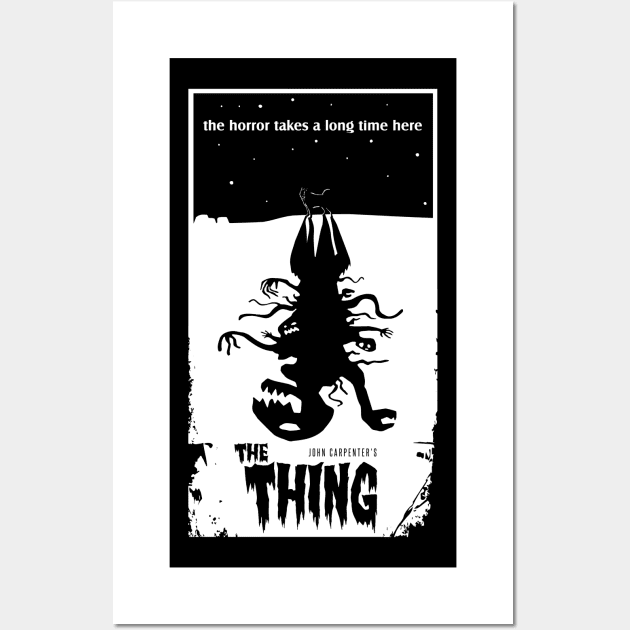 Siberian Husky Dog or... of the 1982 horror film The Thing Wall Art by DaveLeonardo